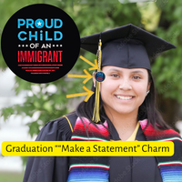 Graduation tassel charm for Cap Child of Immigrant