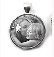 Light Gray Custom Made Memorial Keepsake Charm