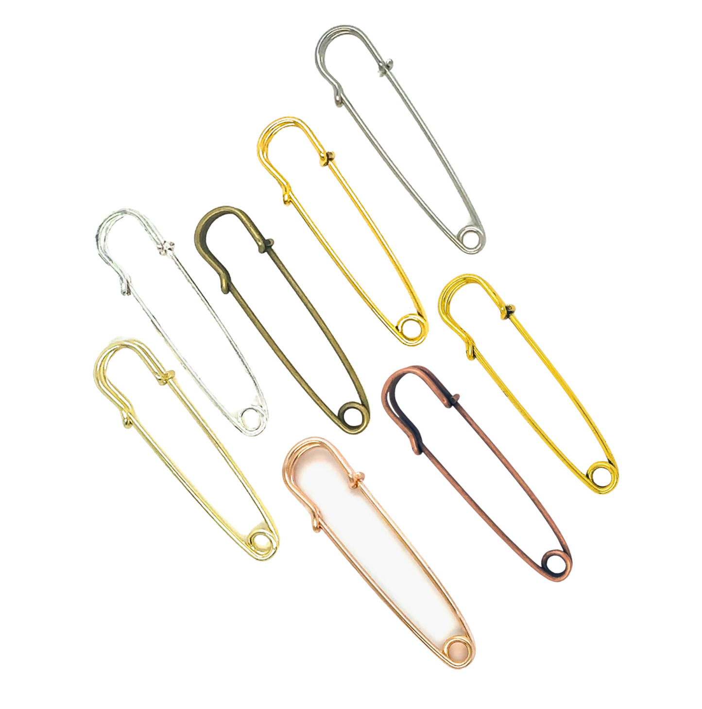 Small Safety Pin Brooch