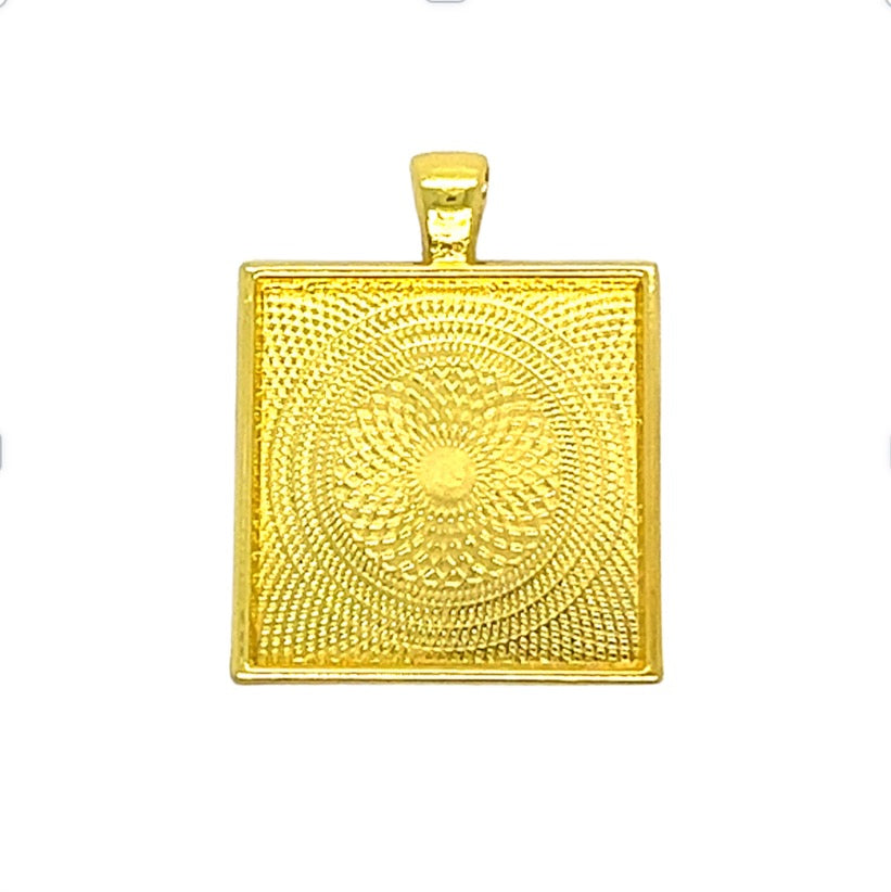 Square Photo Pendant