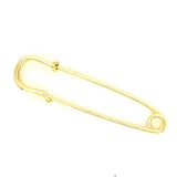 light gold safety pin