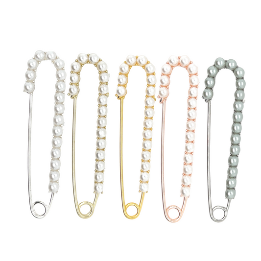 Large Pearl Safety Pin