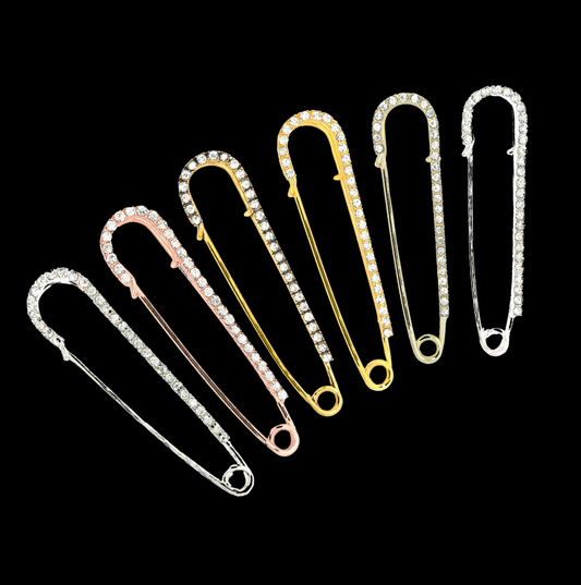 Rhinestone Safety Pin | Add-On