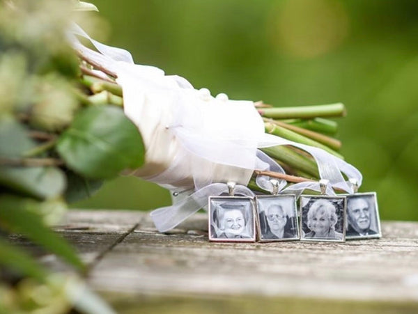 DIY Kit to make Wedding Bridal Bouquet photo Memory Charm