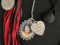 Graduation CUSTOM Made memory charms gift for graduate memorial Photo Pendant for cap and gown ceremony charms